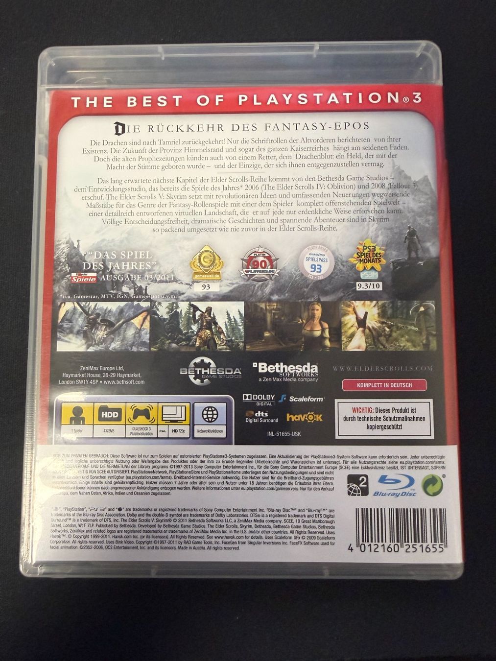Sony Giochi: The Elder Scrolls V Skyrim - PS3 – Usato da Pont-de-la-Morge venduto da Darfal 2