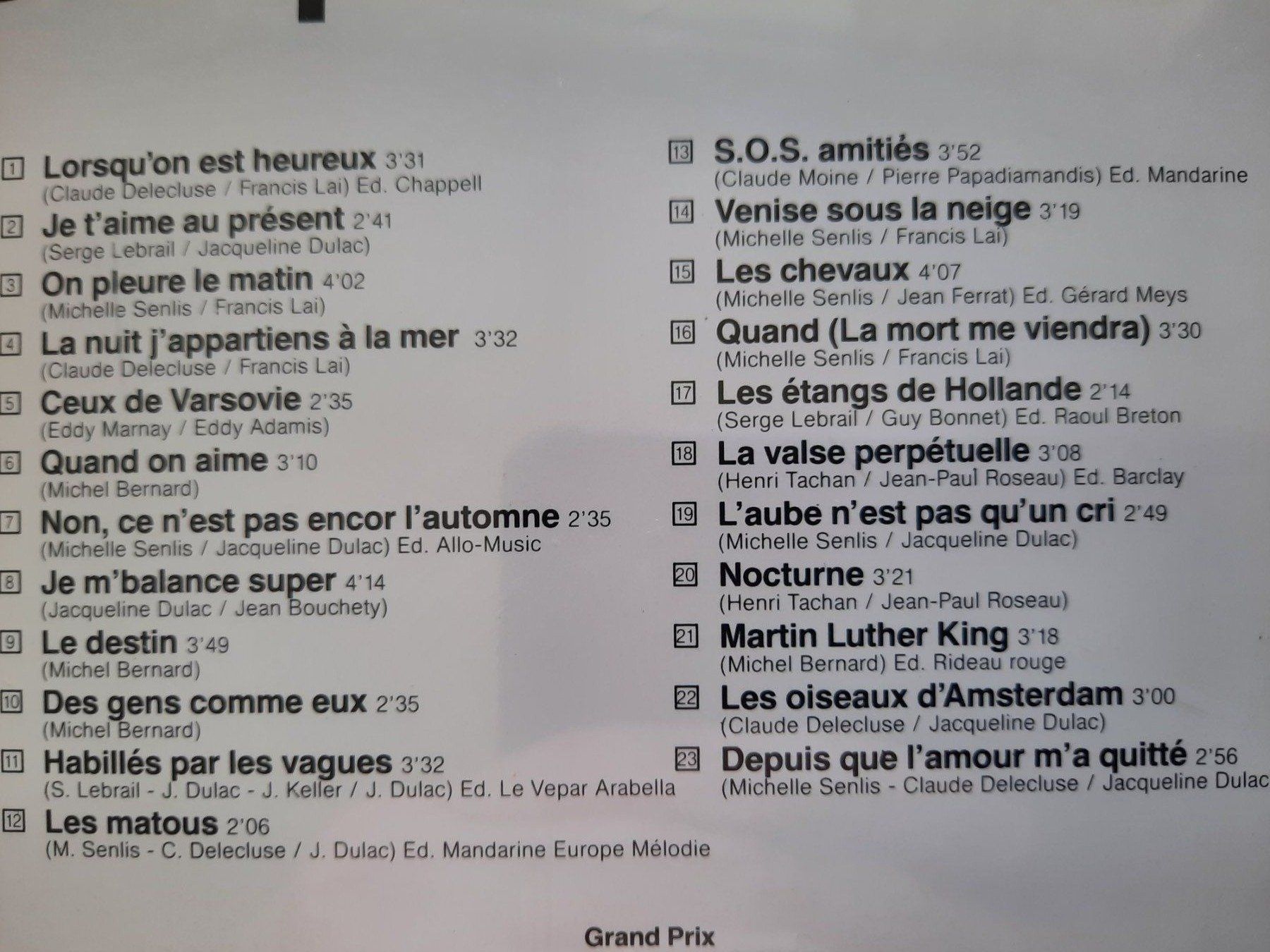 CDs: CD Jacqueline Dulac - Pure Laine – D'occasion à Pully par bro_n52j 2