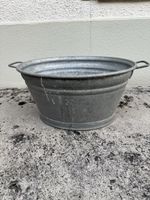 Zink Zuber massiv 52    antik   53x43cm