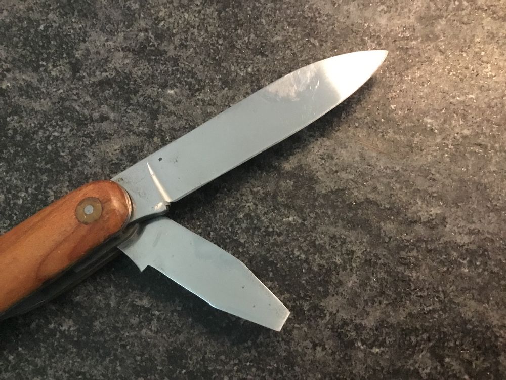 Buck Taschenmesser 55 Mit Holzschalen – Klassisches Jagd- Und Outdoor-Messer In Robuster Qualität