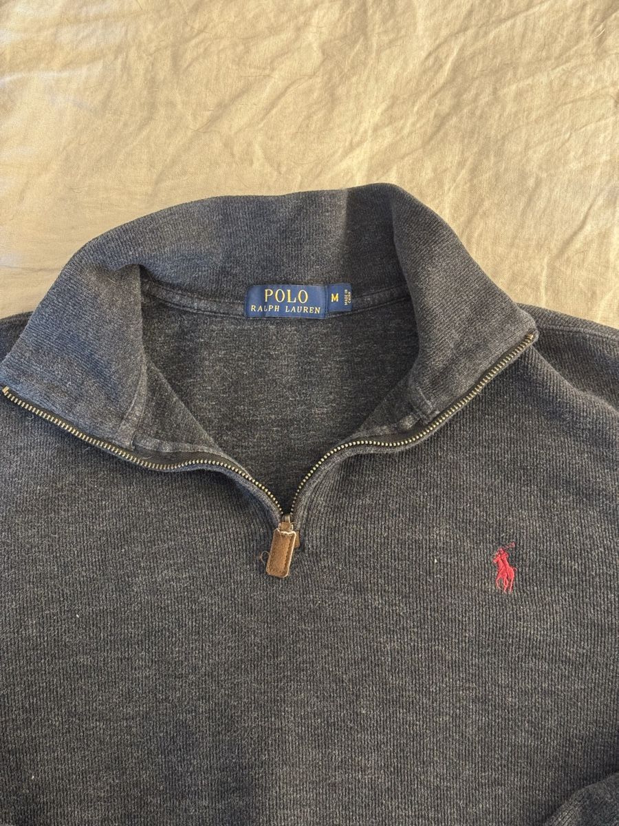 Ralph Lauren Pullover & Sweatshirts: Ralph Lauren Grey Half-Zip Pullover - Size M - Great! – Gebraucht aus Zürich von ErnstS_23 1