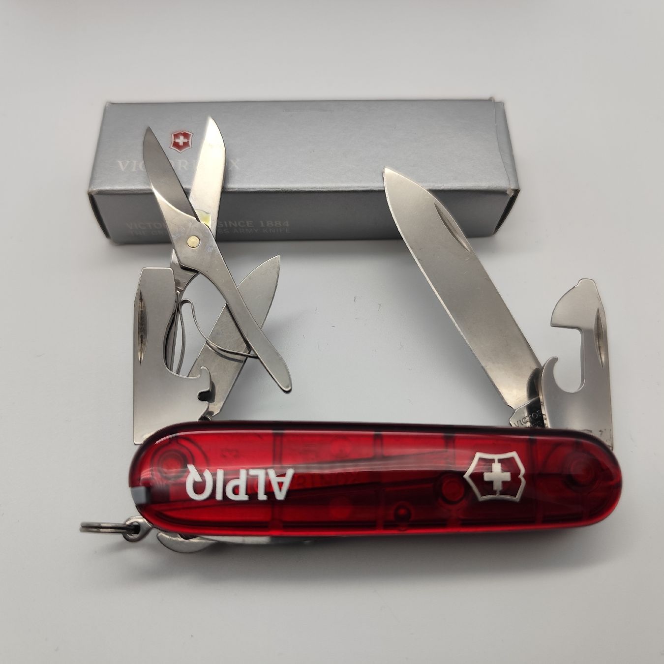 Victorinox Coltelli tascabile: Victorinox Alpiq Werbemesser – Nuovo e nell'imballaggio originale da Hellbühl venduto da 30R_R30