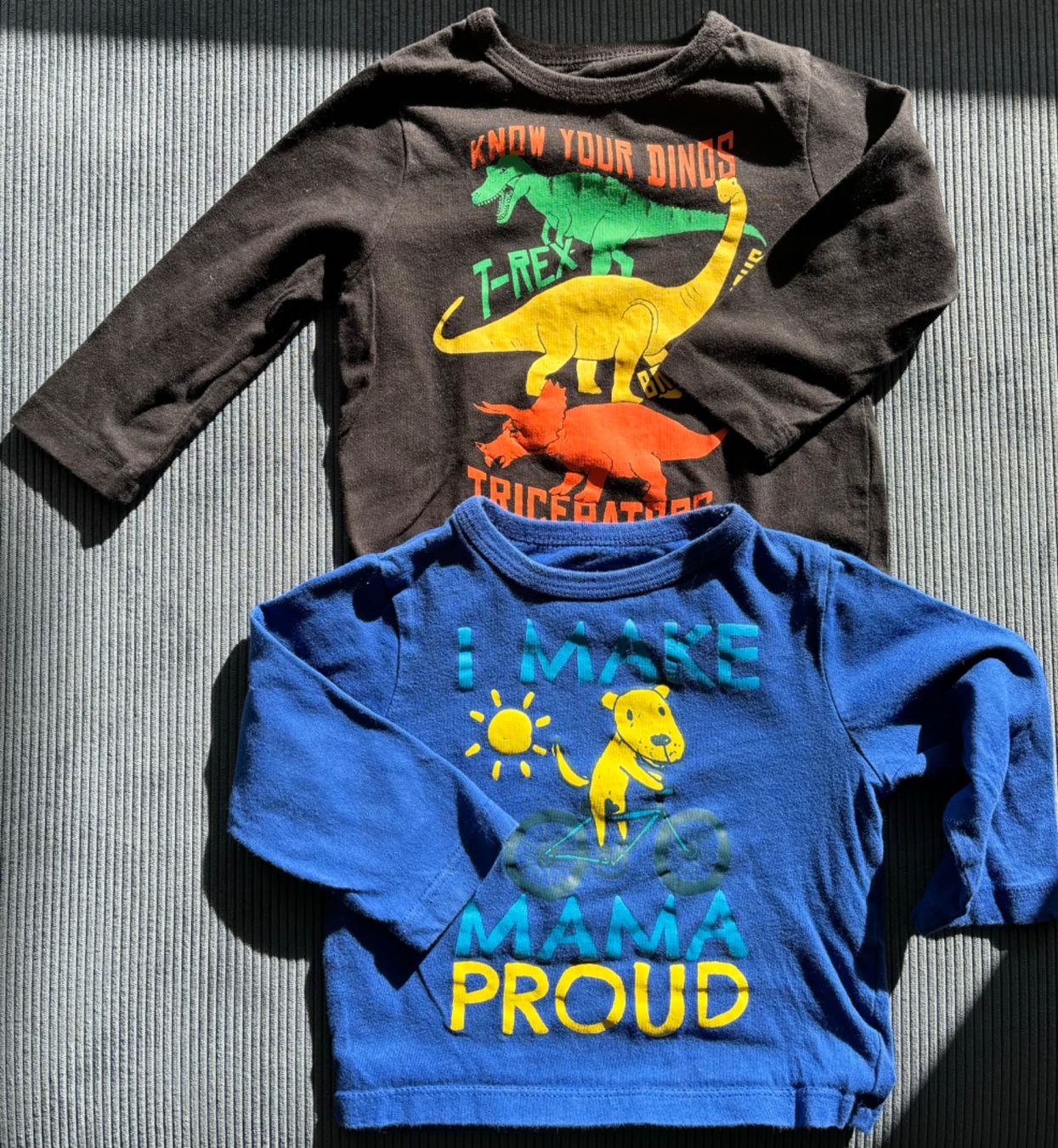 Hemden, T-Shirts & Polos: Langarmshirt, 2er-Pack, Gr. 9-12m – Gebraucht aus Zollikofen von ale_w2sw
