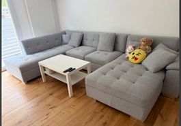 Ecksofa grau