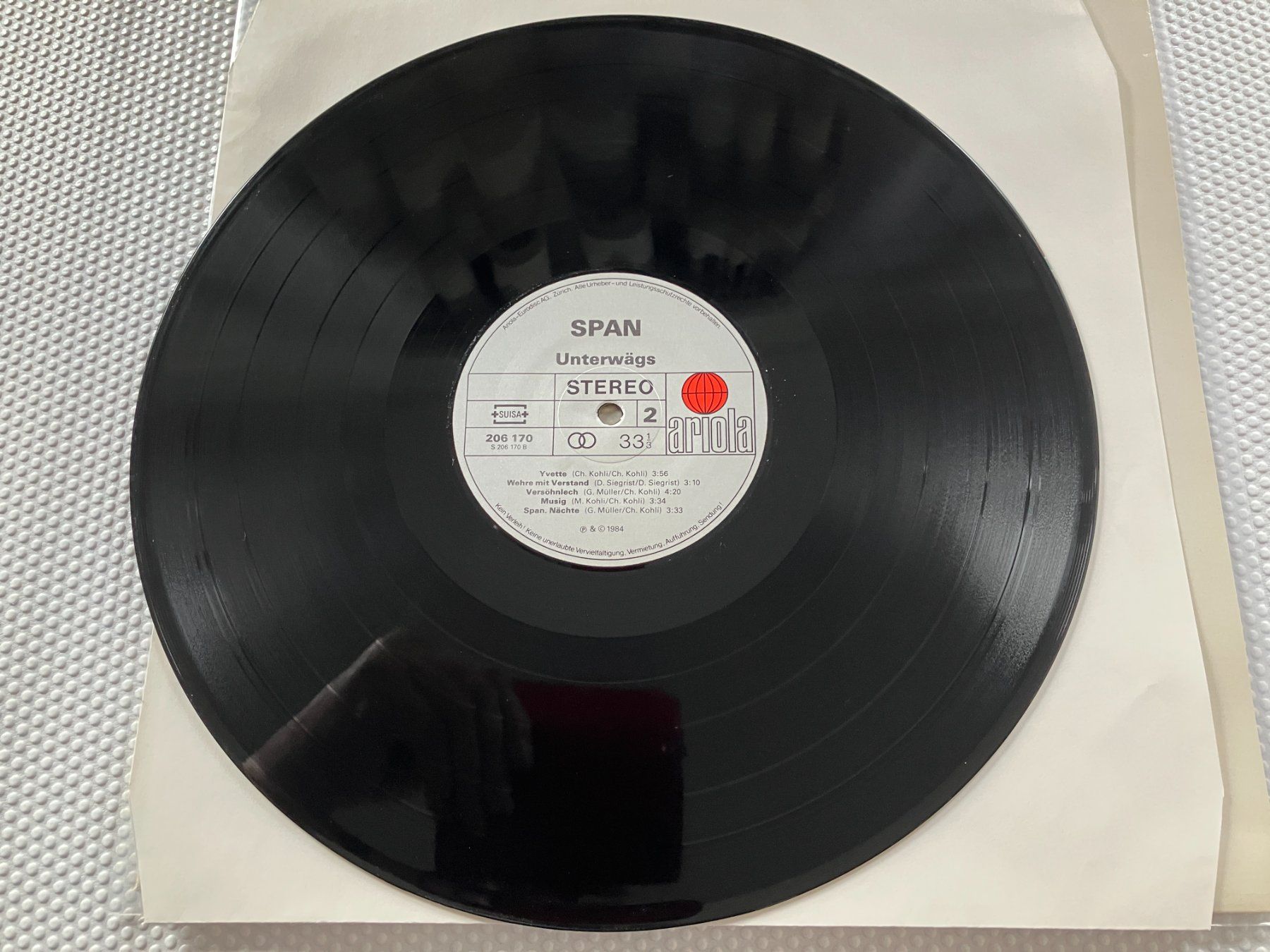 Dischi in vinile: Span – Usato da Aarwangen venduto da Jukebox3 6