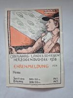 Ehrenmeldung Oberaargau Landesschiessen 1938 300/50 m