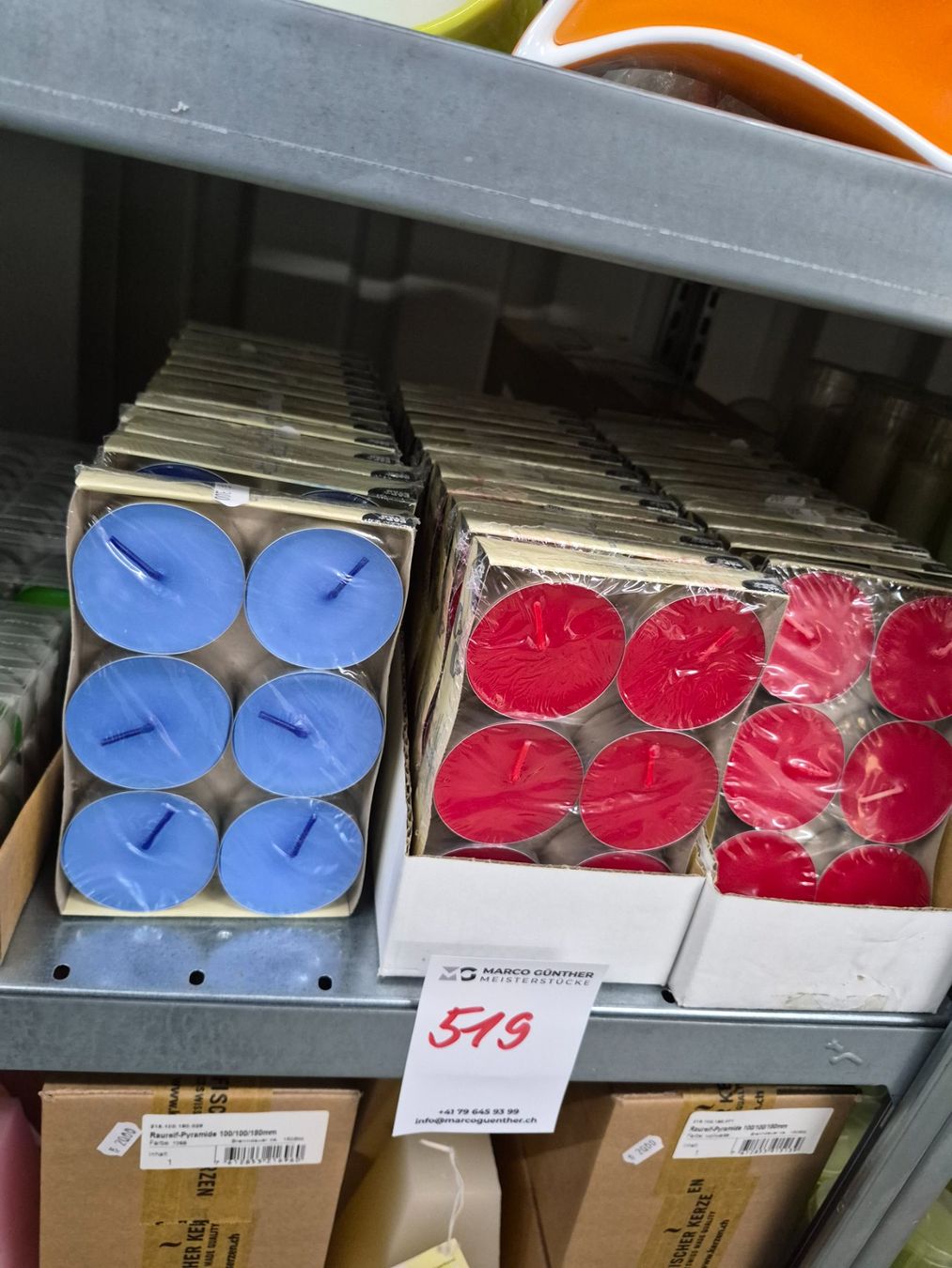 Candele: 519 Posten Kerzen aus Liquidation – Nuovo (secondo la descrizione) da Derendingen venduto da Meisterstuecke 1
