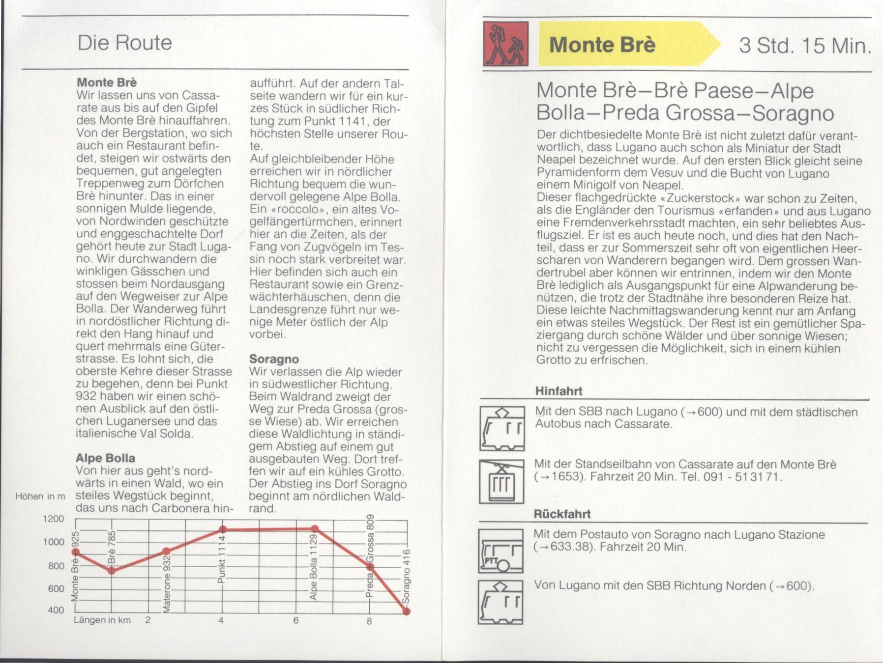 Libri: WEGWEISER  Tessin - 20 Wandervorschäge – Nuovo (secondo la descrizione) da Biel/Bienne venduto da 07helios032 5