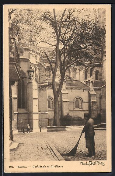Cartoline postali: AK Genève, Cathédrale de St-Pierre – Usato da Berlin venduto da bartko-reher