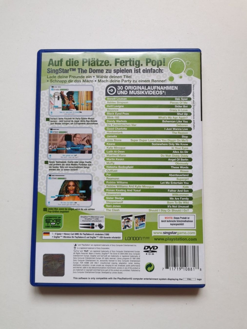 Sony Giochi: Ps 2 - Singstar The Dome – Usato da Lenzburg venduto da eyworld 2