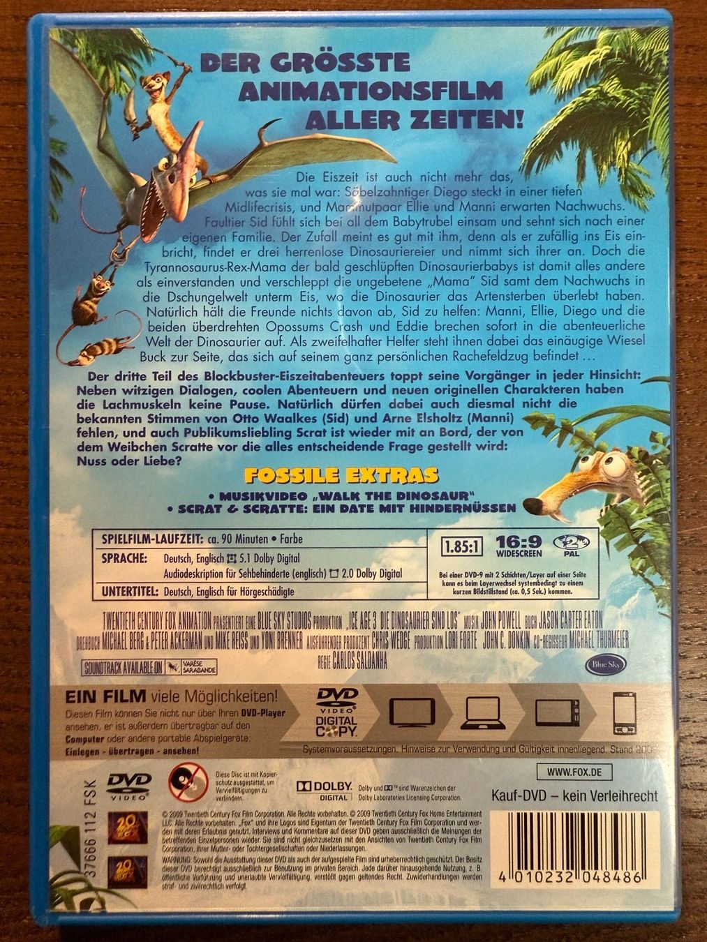 Tutti i DVDs: Ice Age 3 – Usato da Zürich venduto da FilmFreunde 1