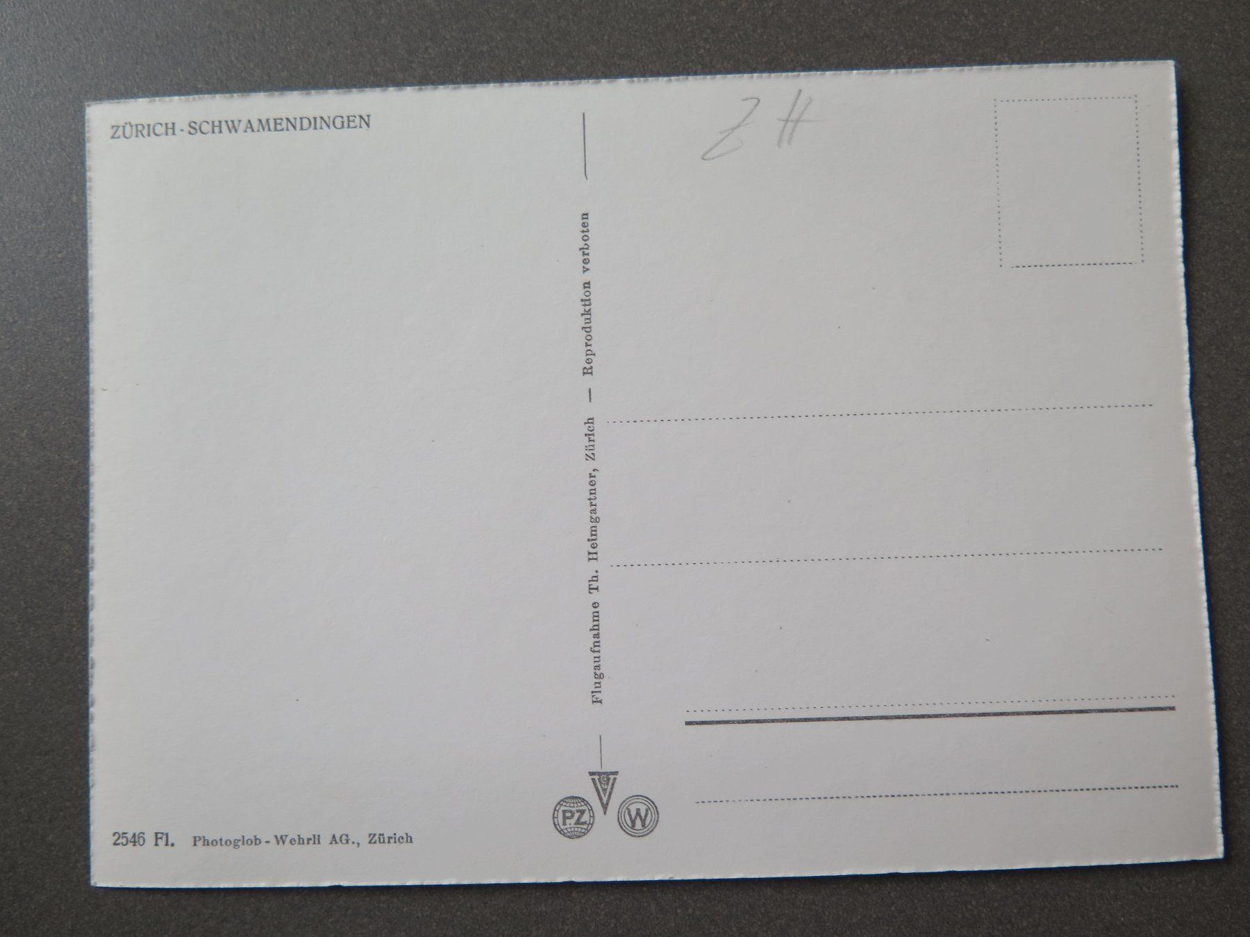 Cartoline postali: ZÜRICH-SCHWAMENDINGEN – Usato da Wittenbach venduto da lipasal 1
