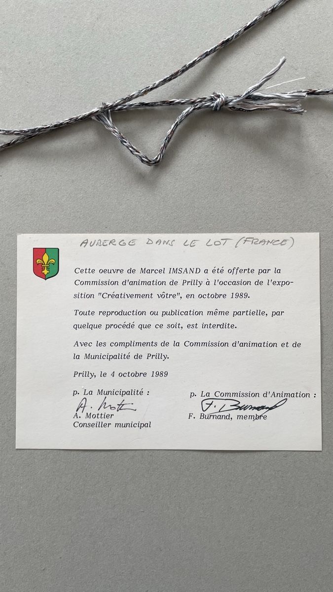 Foto & Immagini: Marcel Imsand - Prilly - Auberge de Lot – Usato da Vuisternens-Ogoz venduto da nadia1271 3