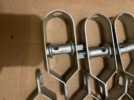 10 Stk. Drahtspanner - Spannschloss gross -  14 cm lang