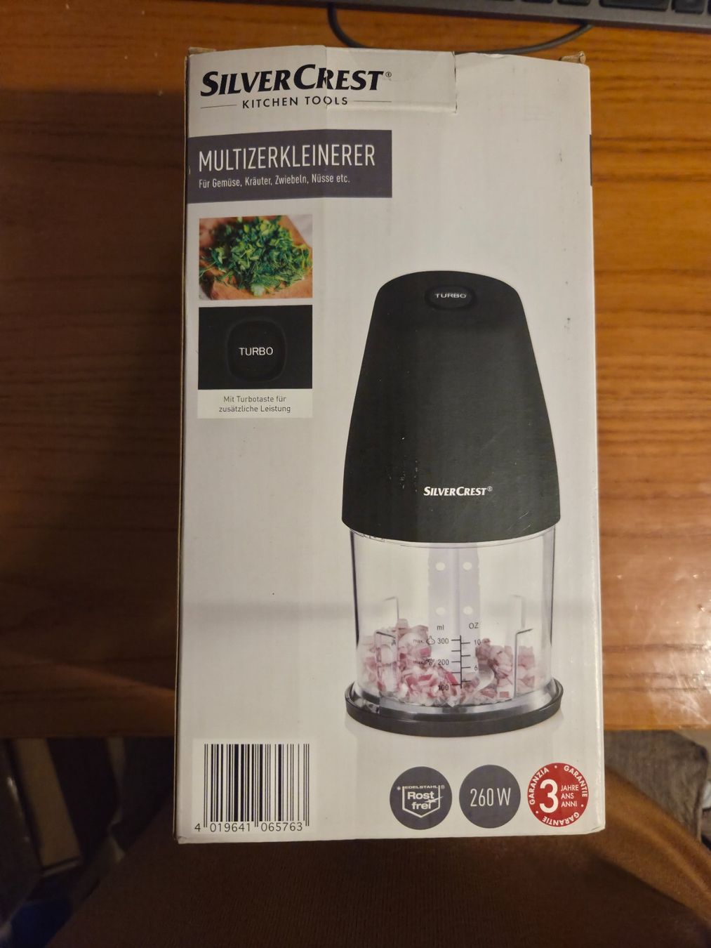 SilverCrest Küchengeräte: SILVERCREST Multizerkleinerer SMZ 260 I4 NEU & OVP – Neu und originalverpackt aus Aldesago von lusuardi 1