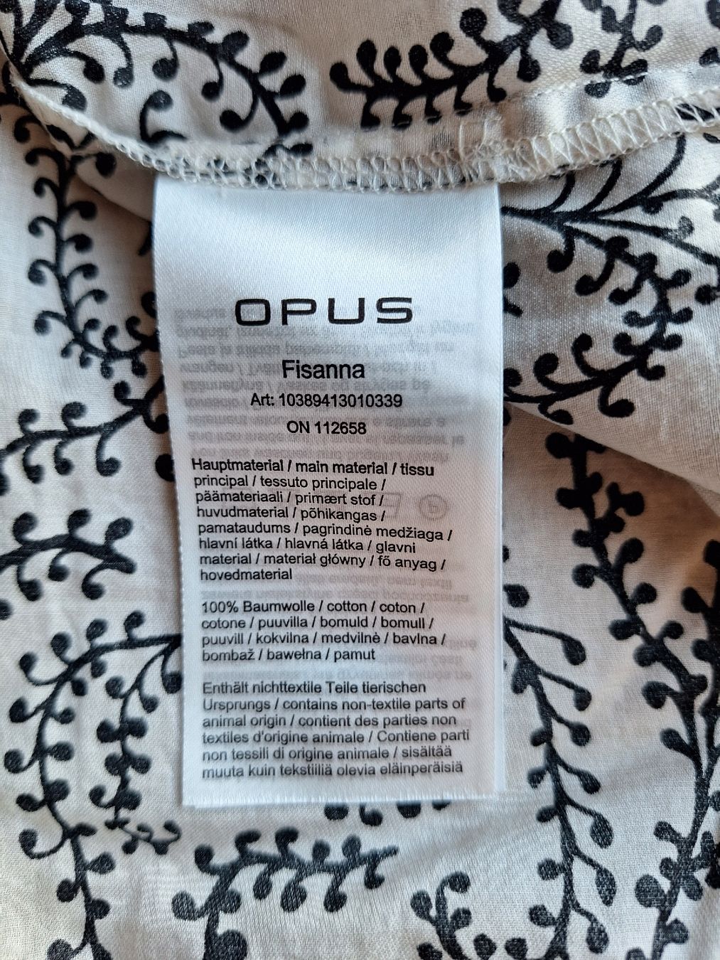 Opus Tuniche: OPUS Tunika/Bluse Gr. 40, neuwertig – Usato da Dörflingen venduto da Crazyachmed 3