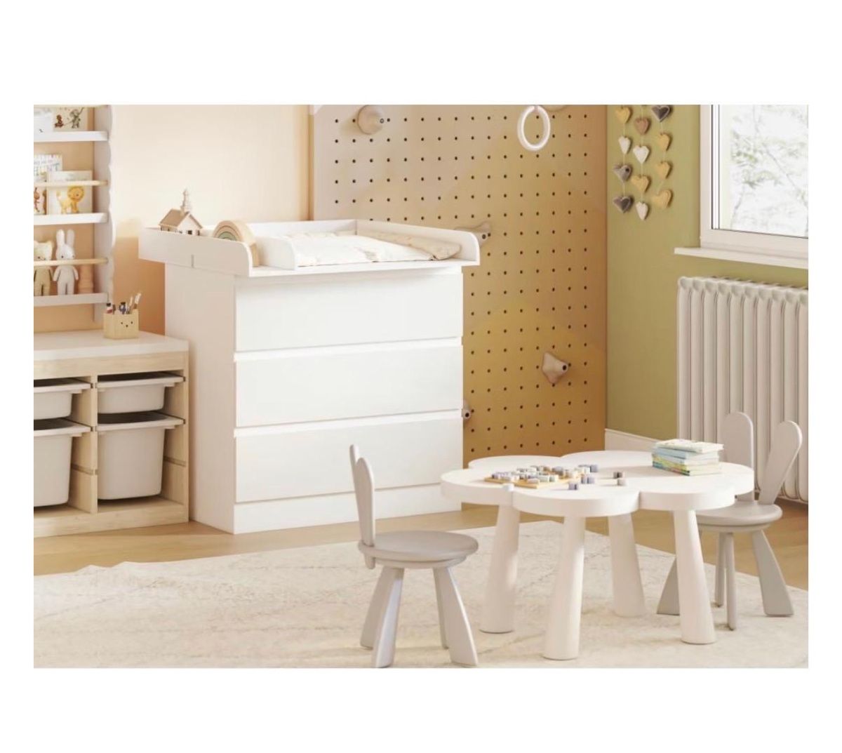 Fasciatoi & Accessori: Malm Wickelaufsatz weiss – Nuovo (secondo la descrizione) da Winterthur venduto da Ruby1291 1