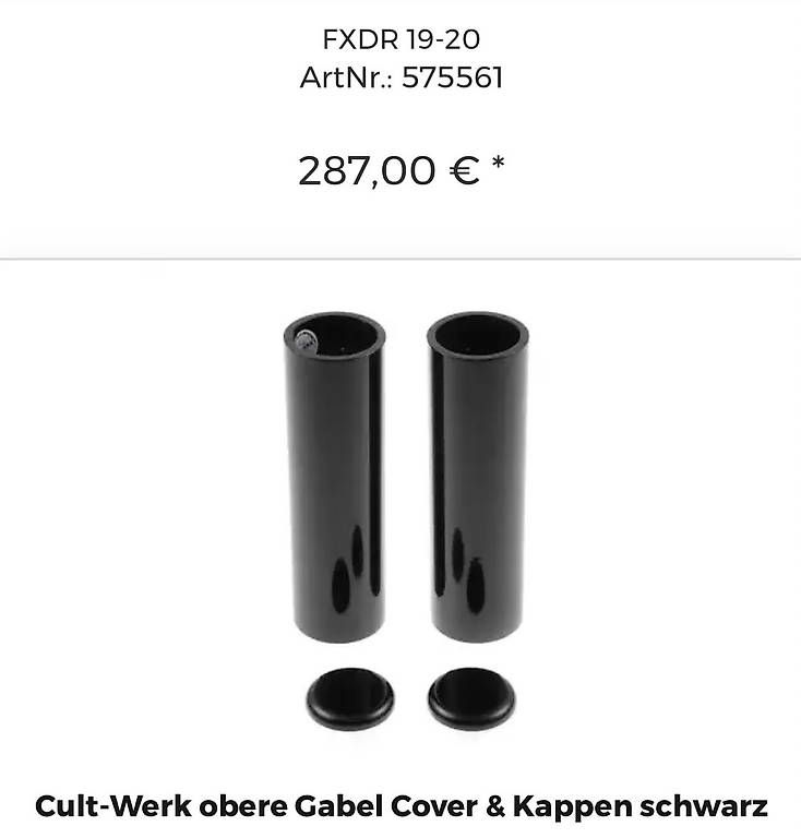 Tutti i ricambio per moto: Harley Davidson Gabel Cover – Nuovo e nell'imballaggio originale da Goldach venduto da Vulcan1971 4