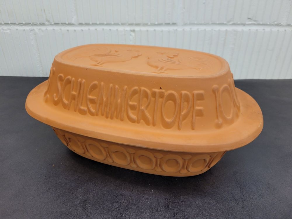 Römertopf Original - Tonbräter für 2-6 Personen, ca. 2.5 kg (Gebraucht