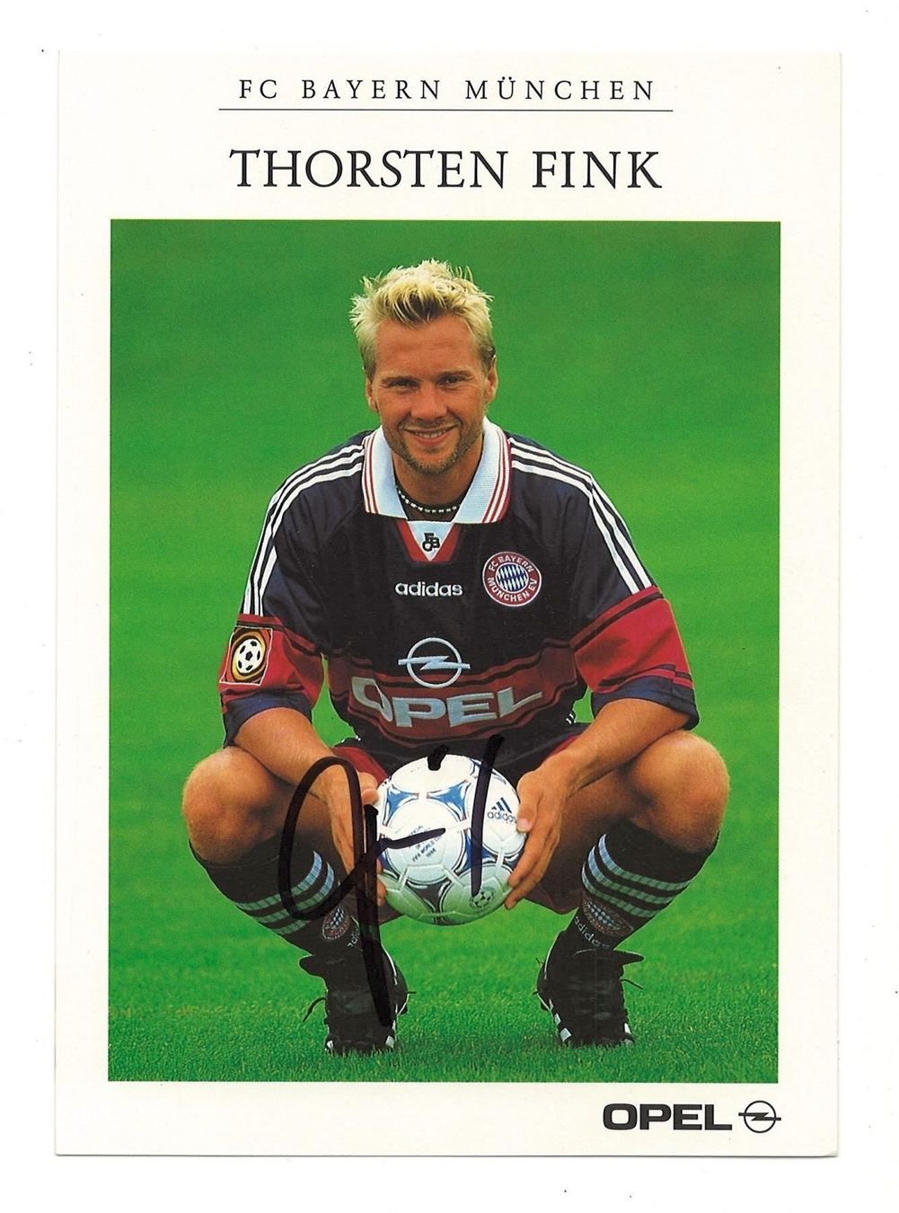 Autografi: THORSTEN FINK  BAYERN MÜNCHEN  AUTOGRAMM – Usato da Basel venduto da verano1000