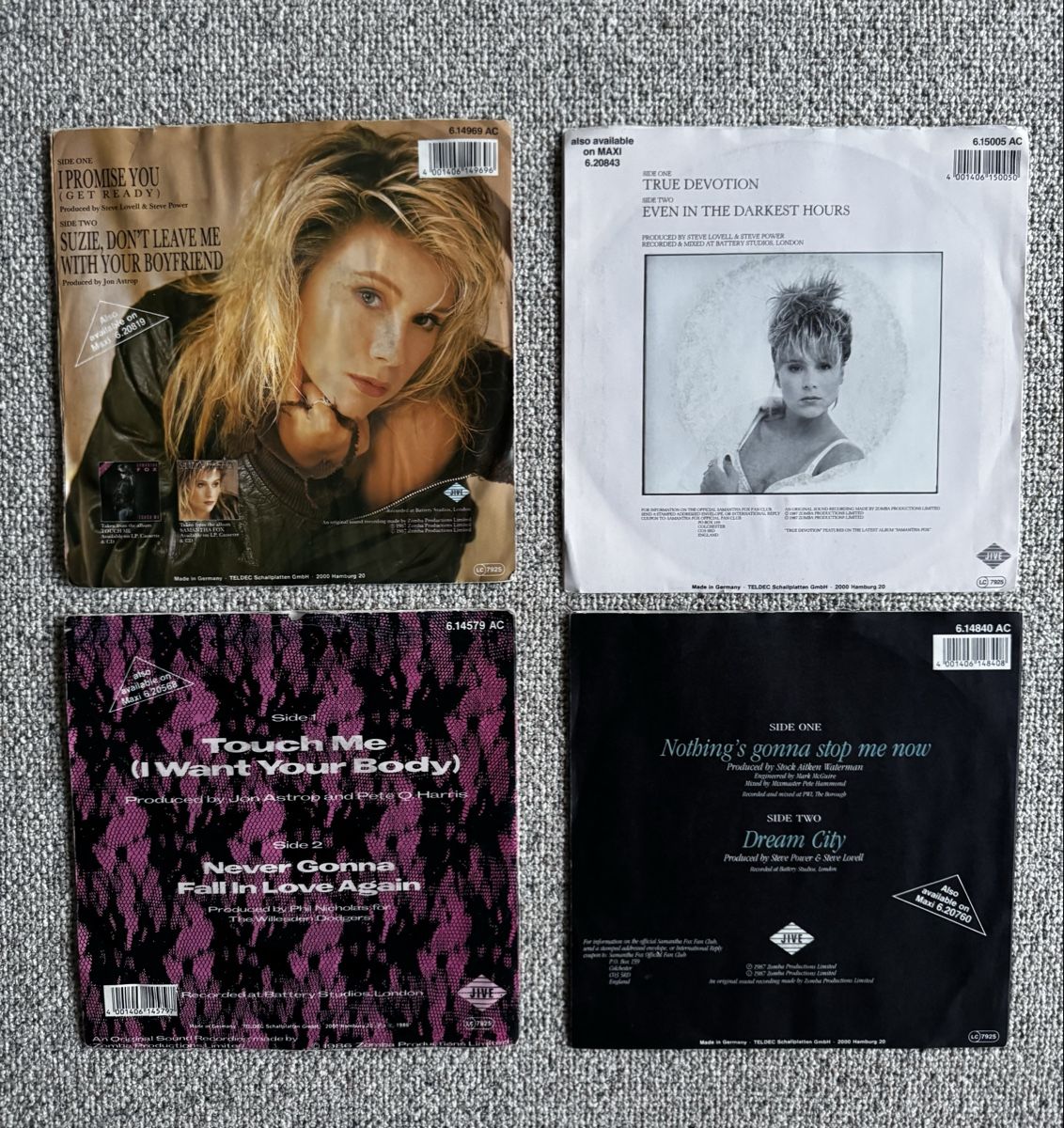Schallplatten: Samantha Fox - 7" Singles Paket - 80s – Gebraucht aus Rorbas von BlackstarRecords 1