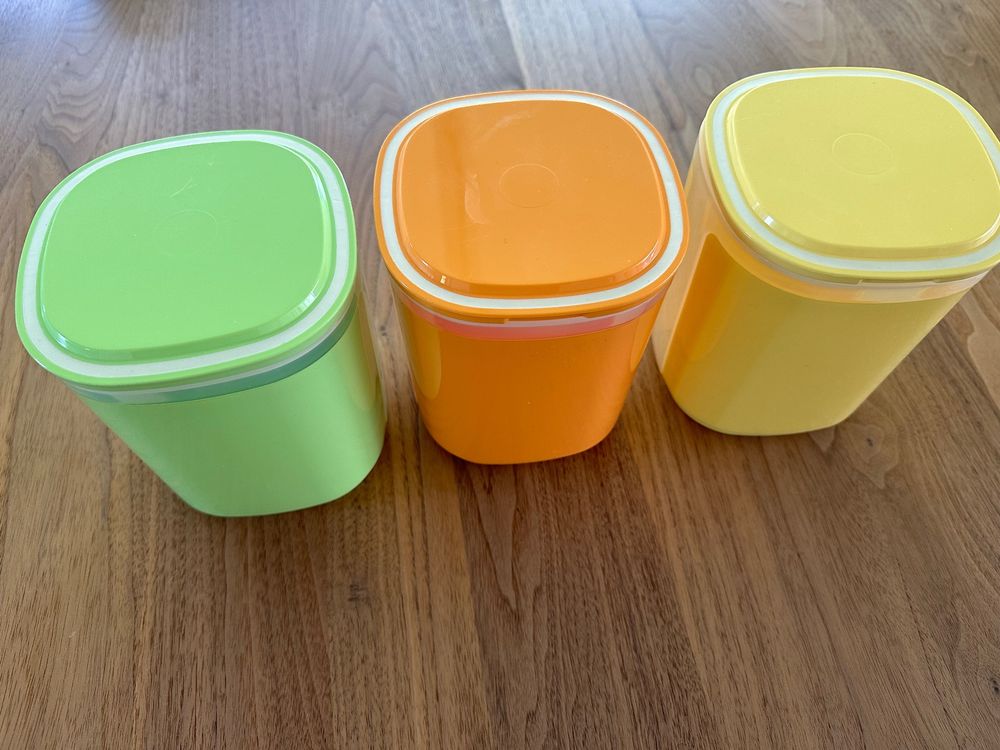 Tupperware Minis Midgets Vorratsdosen – 4 Stück, 57 Ml, BPA-frei – Ideal Für Reise, Gewürze, Cremes