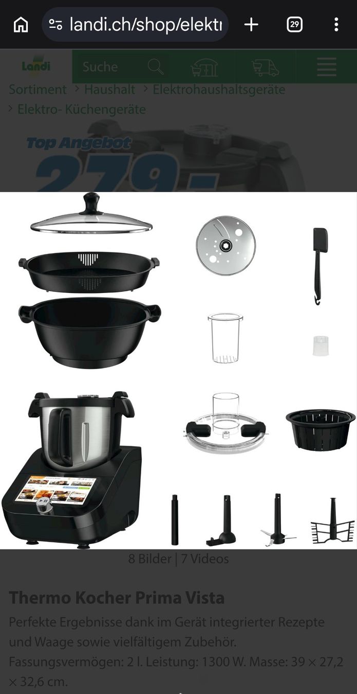 Elettrodomestici da cucina: PrimaVista Thermo Kocher – Usato da Basel venduto da sa99 4