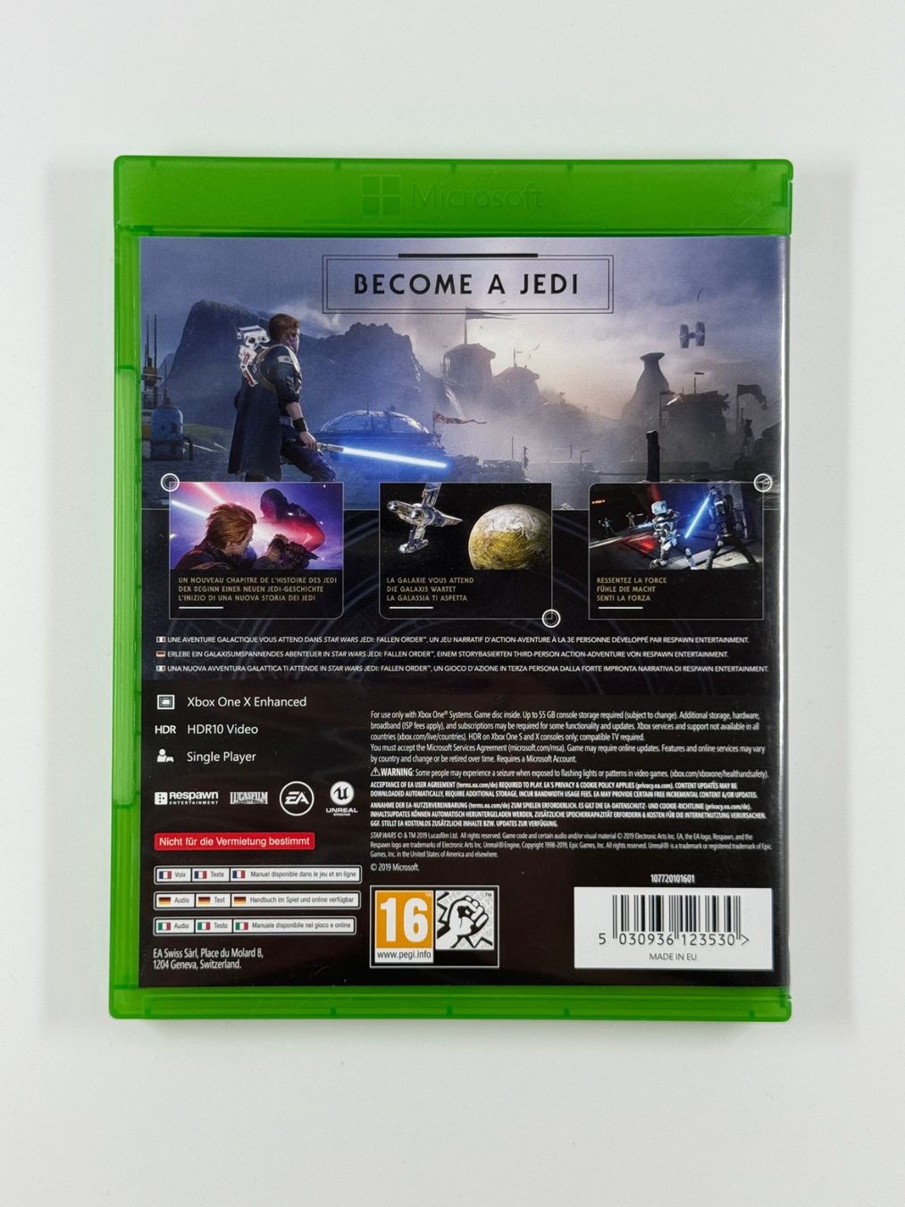 Microsoft Spiele: XBOX ONE Spiel: STAR WARS - JEDI Fallen Order – Neu (gemäss Beschreibung) aus Soyhières von Spartan117 1