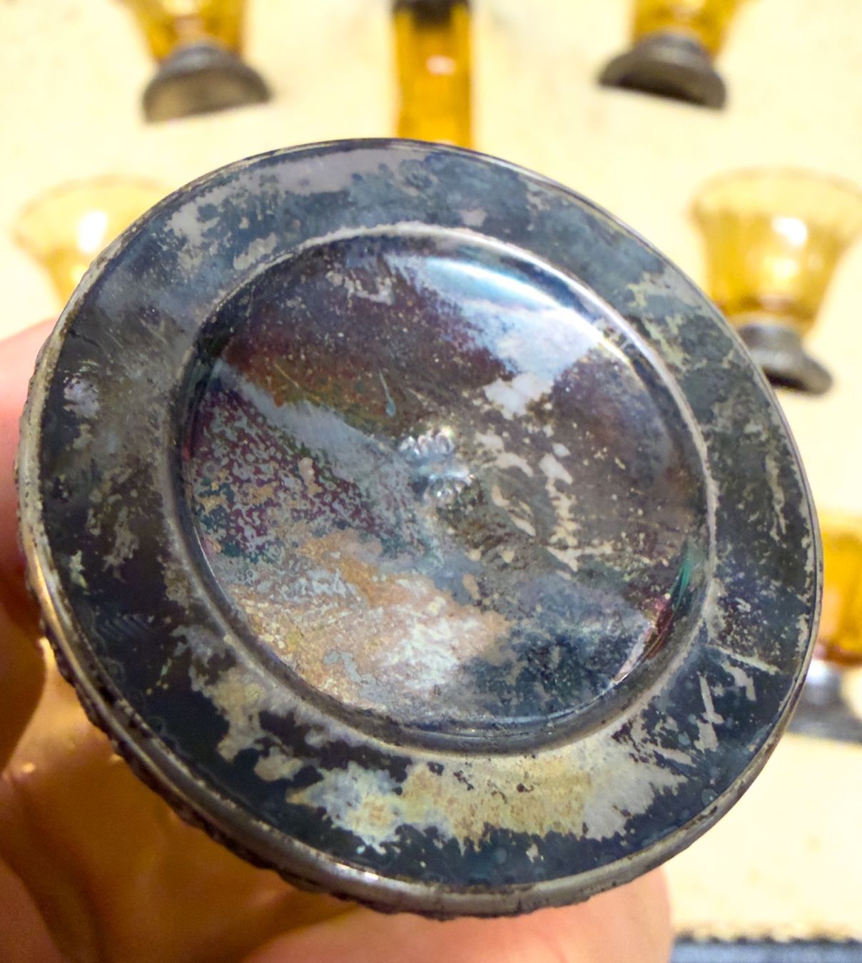 Caraffe: Antikes Likörset Karaffe + 6 Gläser 800 Silber – Usato da Zürich venduto da stevocem 3