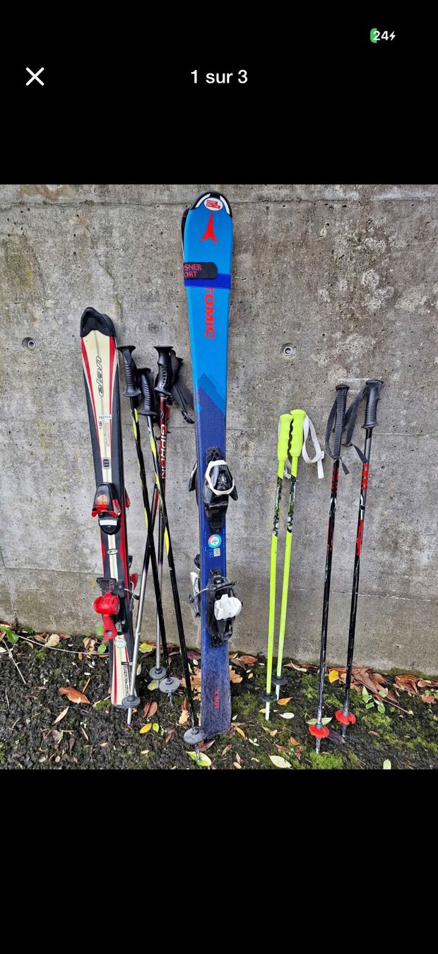 Sci: Deux paires de Skis – Usato da Eclépens venduto da Picollo_1