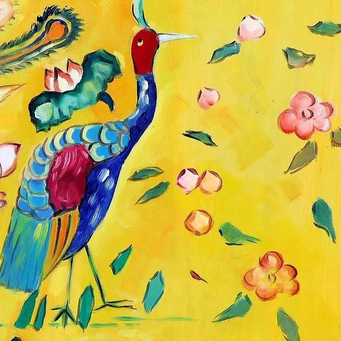 Riproduzioni & Creazioni: Gustav Klimt - Frau mit Fächer – Nuovo (secondo la descrizione) da Larnaca venduto da KunstDepot24 3