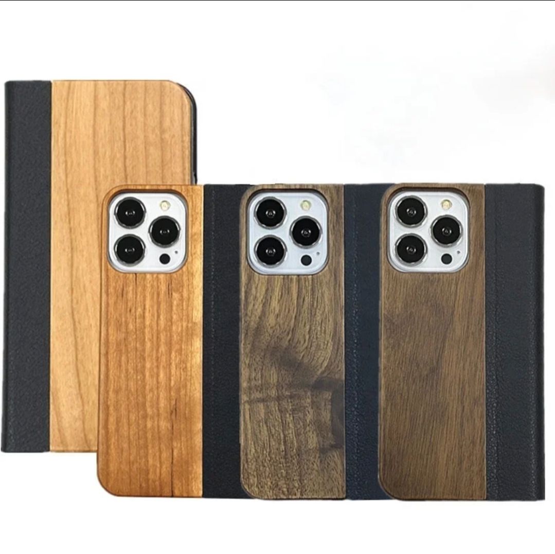 Apple Cover & Protezioni schermo: iPhone 16 pro Hülle Kirsch-Holz mit Leder – Nuovo e nell'imballaggio originale da Reiden venduto da mirtox 3