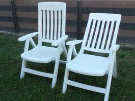 2 Garten Klapp Stuhl , Lehnstuhl -  top Zustand
