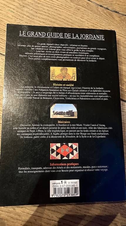 Libri: LE GRAND GUIDE DE LA JORDANIE – Usato da Thun venduto da noah_5fyb 1
