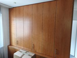 Einbauschrank Kirschbaumholz, wie neu