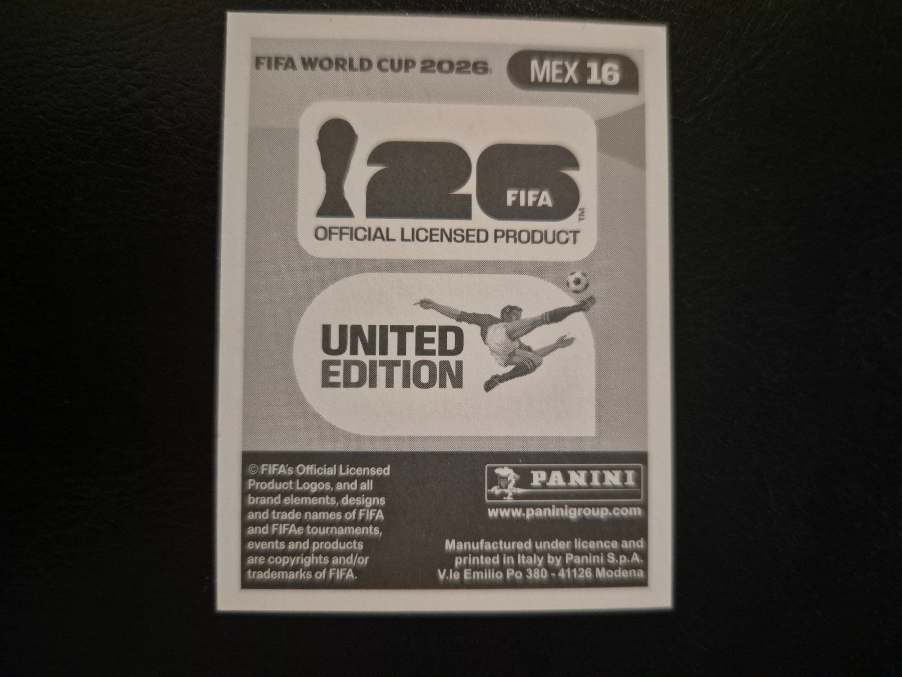 Panini Sammelbilder & Trading cards: Panini WM 26 MEX 16 – Neu (gemäss Beschreibung) aus Rorschacherberg von AJ3108 1