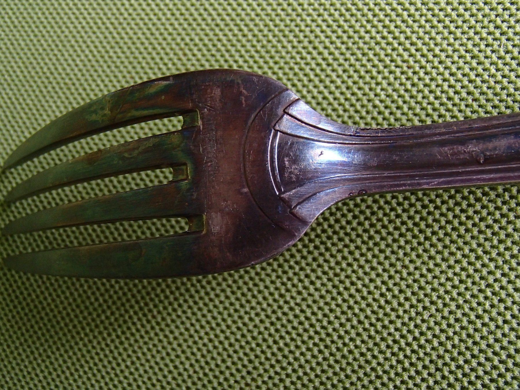 Set di posate: versilberter ART DECO Löffel und Gabel gestepelt PG – Usato da Schöfflisdorf venduto da pullux 3