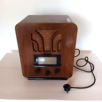 Radio antik, Phillips, 1930 aus den USA, Nussbaumholz