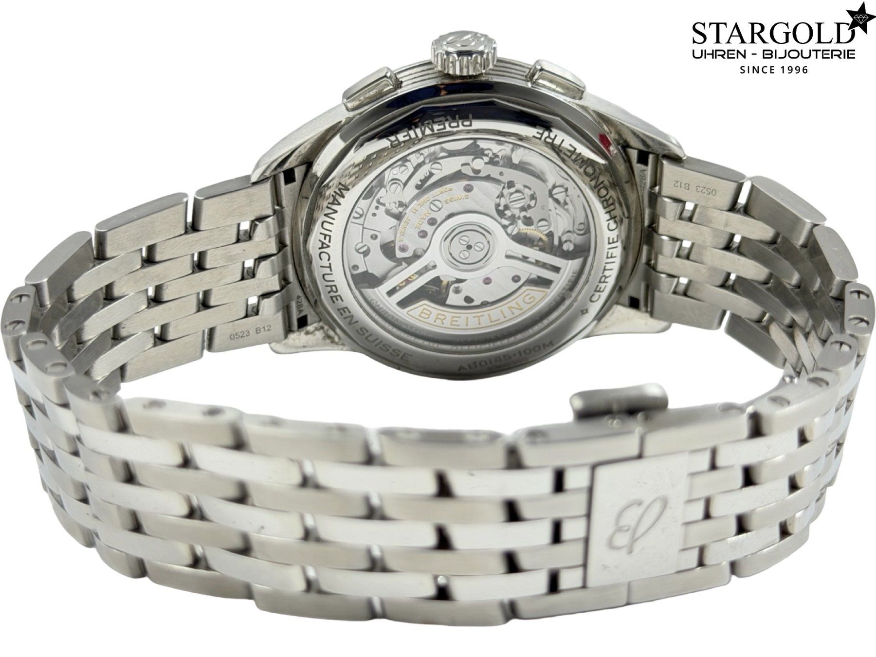 Breitling Uhren: Breitling Premier B01 Chronograph 42 - AB0145 – Gebraucht aus Zürich von Stargold-Uhren 6