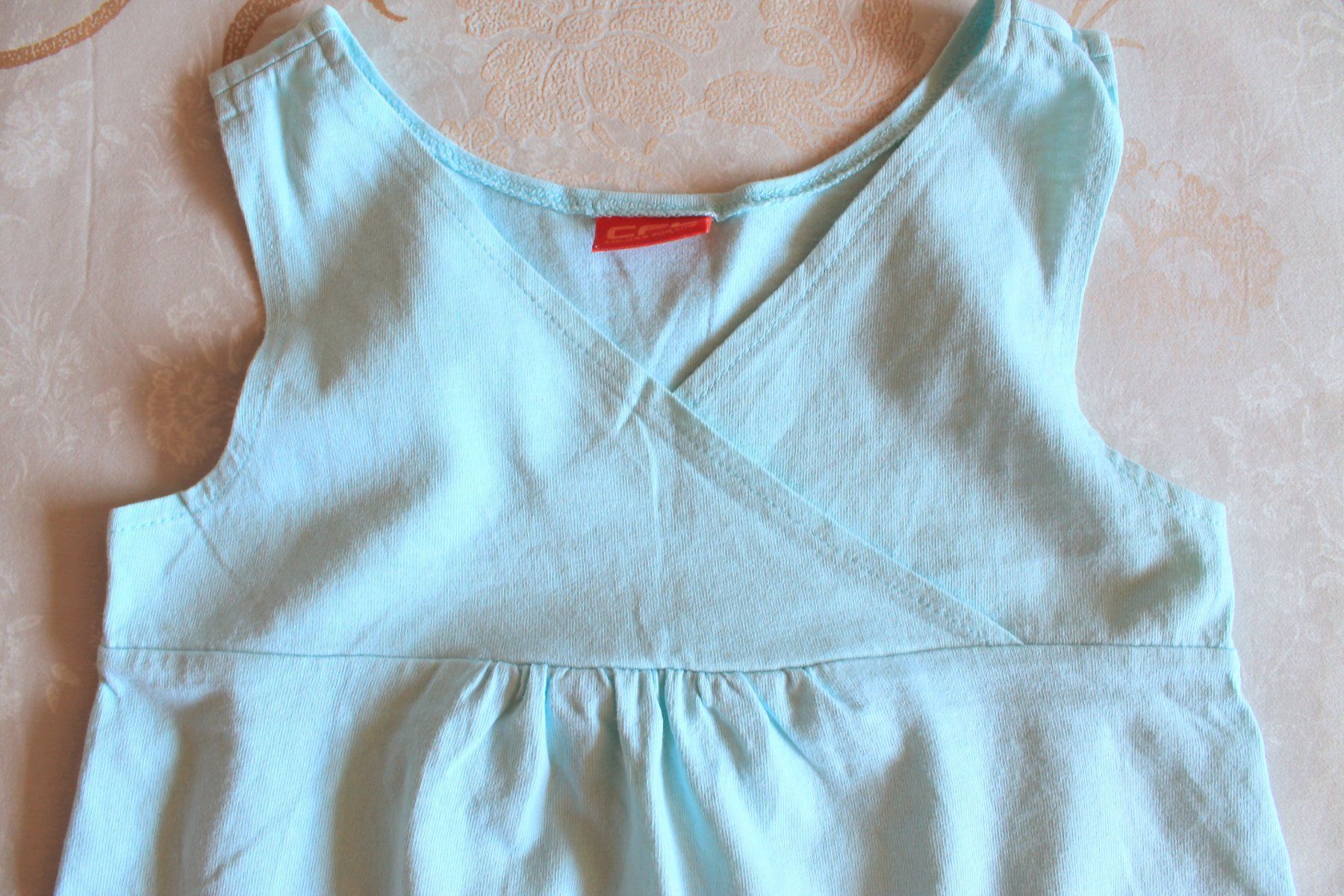 Camicette, T-shirt & Top: CFL * hübsches TOP Eisblau  134 – Usato da Rebstein venduto da Lunipu 2