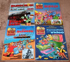 4x DANIEL DÜSENTRIEB ERKLÄRT…Nr.2 -5…Ehapa…1.Auflage 1985/86