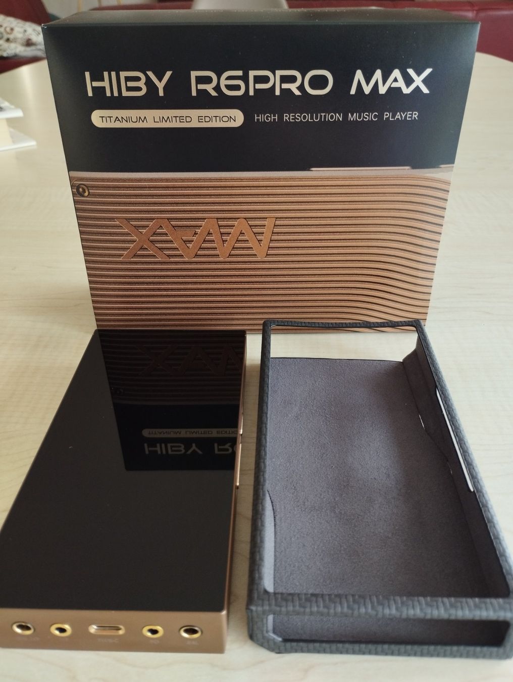 Tragbarer Mediaplayer: Hiby R6 Pro Max Golden Edition – Neu (gemäss Beschreibung) aus Yverdon-les-Bains von Linknet