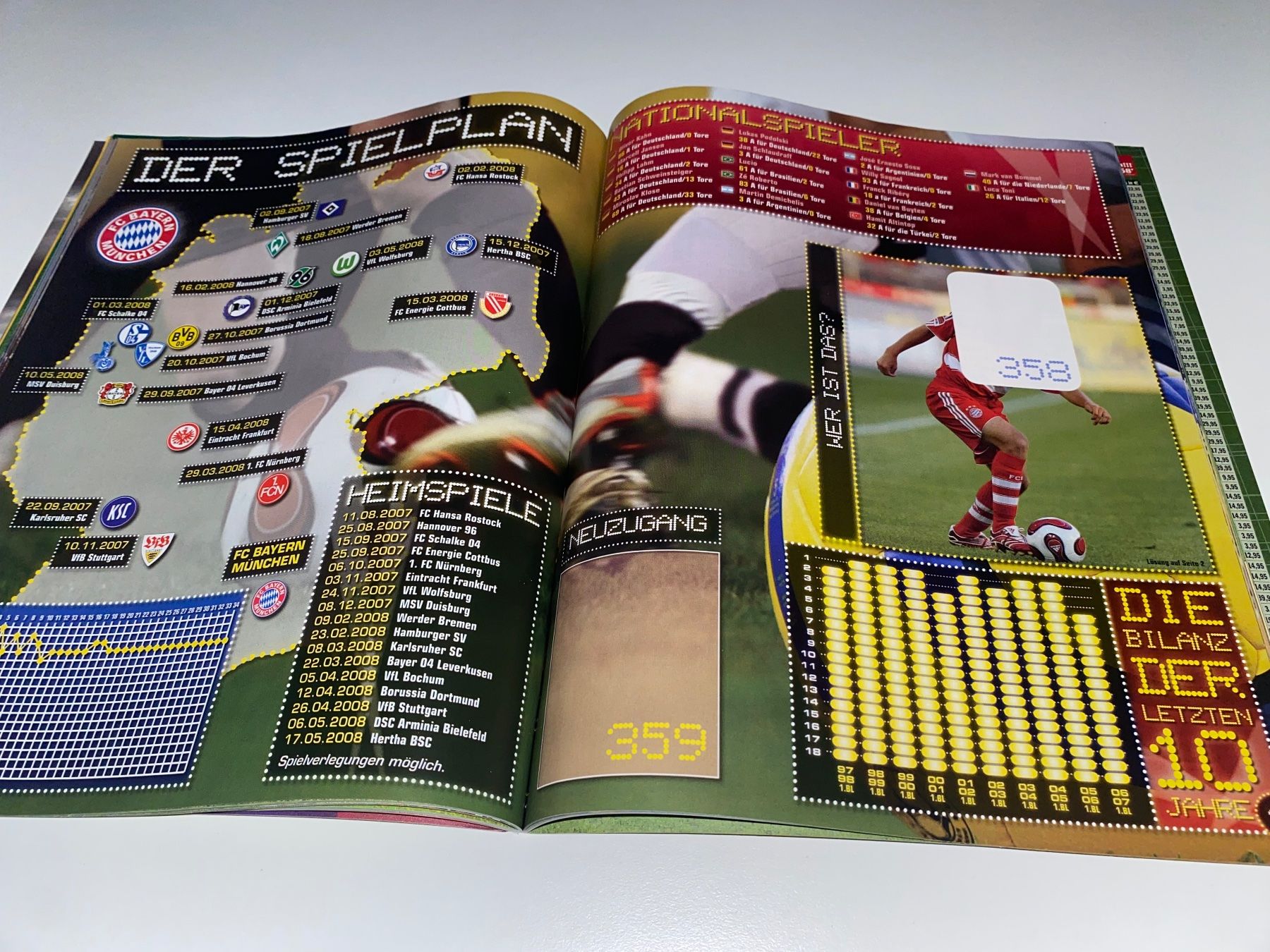 Panini Album: Panini Leeralbum Bundesliga 2007/08 – Usato da Hergiswil LU venduto da FcMalkov 7