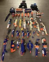 Grosse Nerf Sammlung  18 Blaster + Zubehör  Gebraucht& Gut