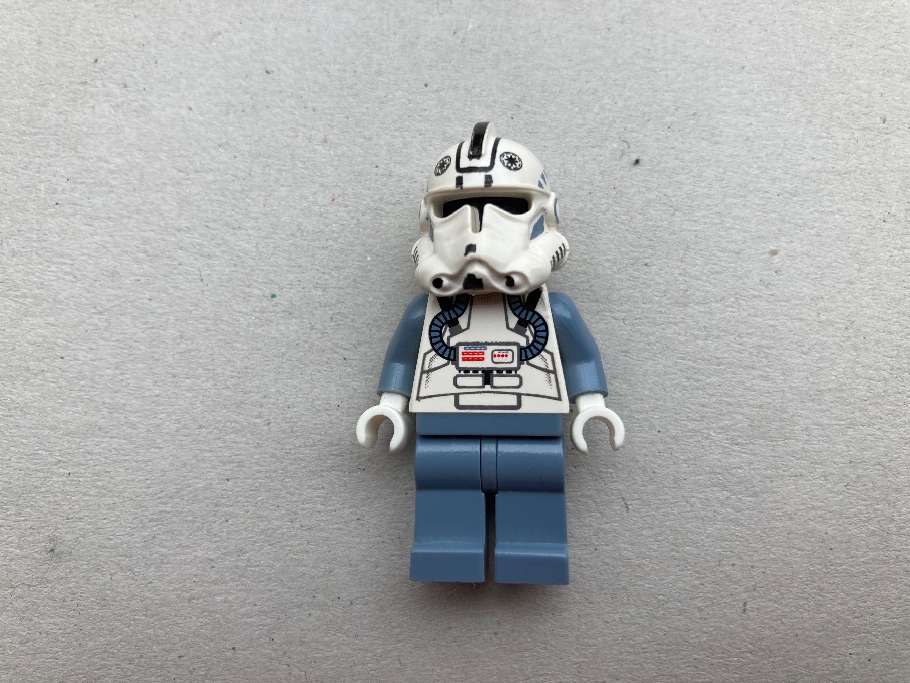 Lego Figuren: Lego Star Wars Clone Trooper 2005 – Gebraucht aus Zug von