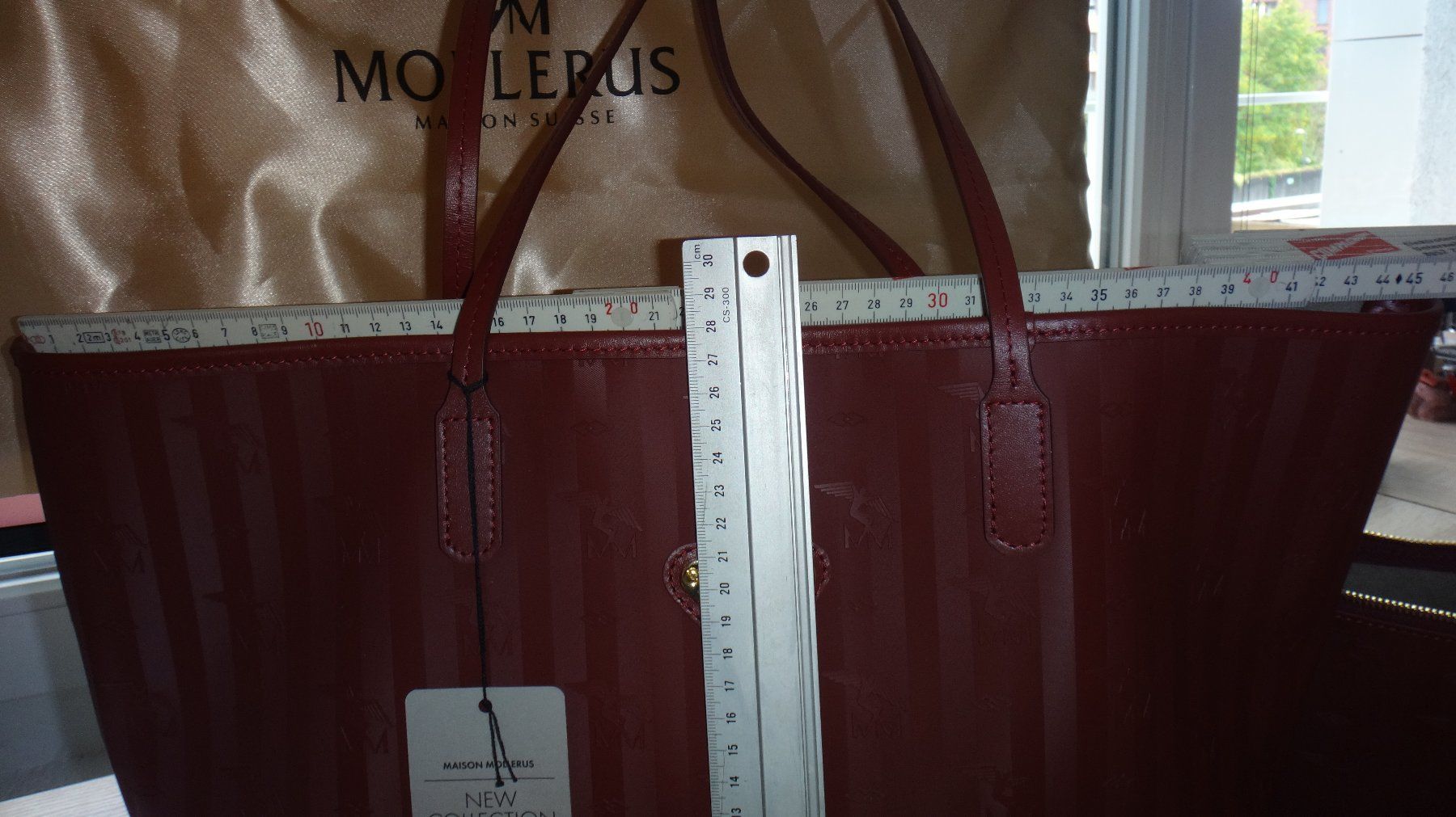 Maison Mollerus Taschen für Damen: Maison Mollerus Shoper "Bern" bordeaux – Neu (gemäss Beschreibung) aus Zürich von motfz-d 6