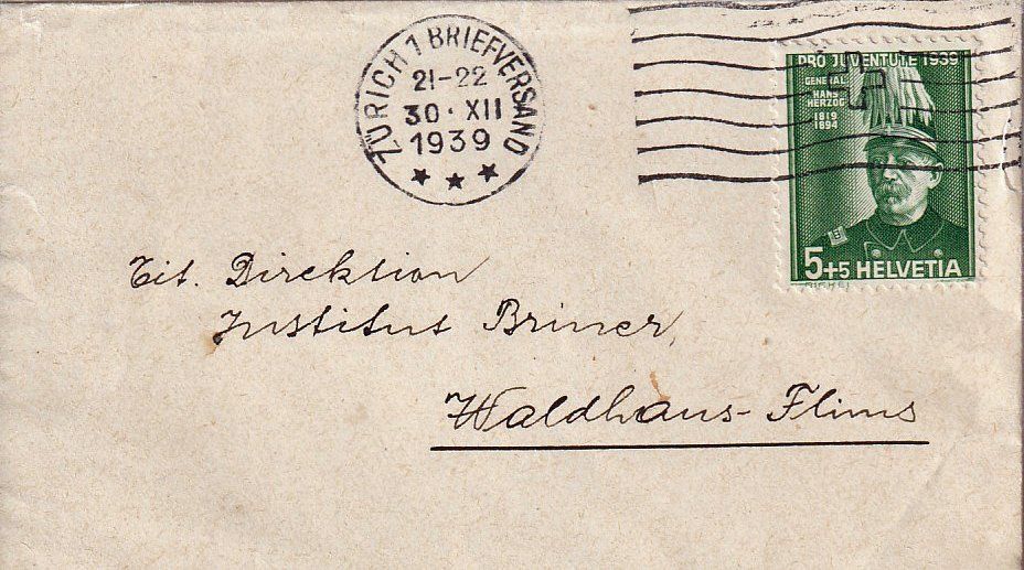 Tutti i francobolli: 1939 Pro Juventute J89 auf Brief – Usato da Arlesheim venduto da gaugi43
