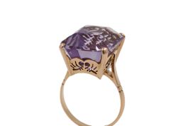 Vintage Kunzith Ring in 18K Rotgold Grösse 55 *S2532