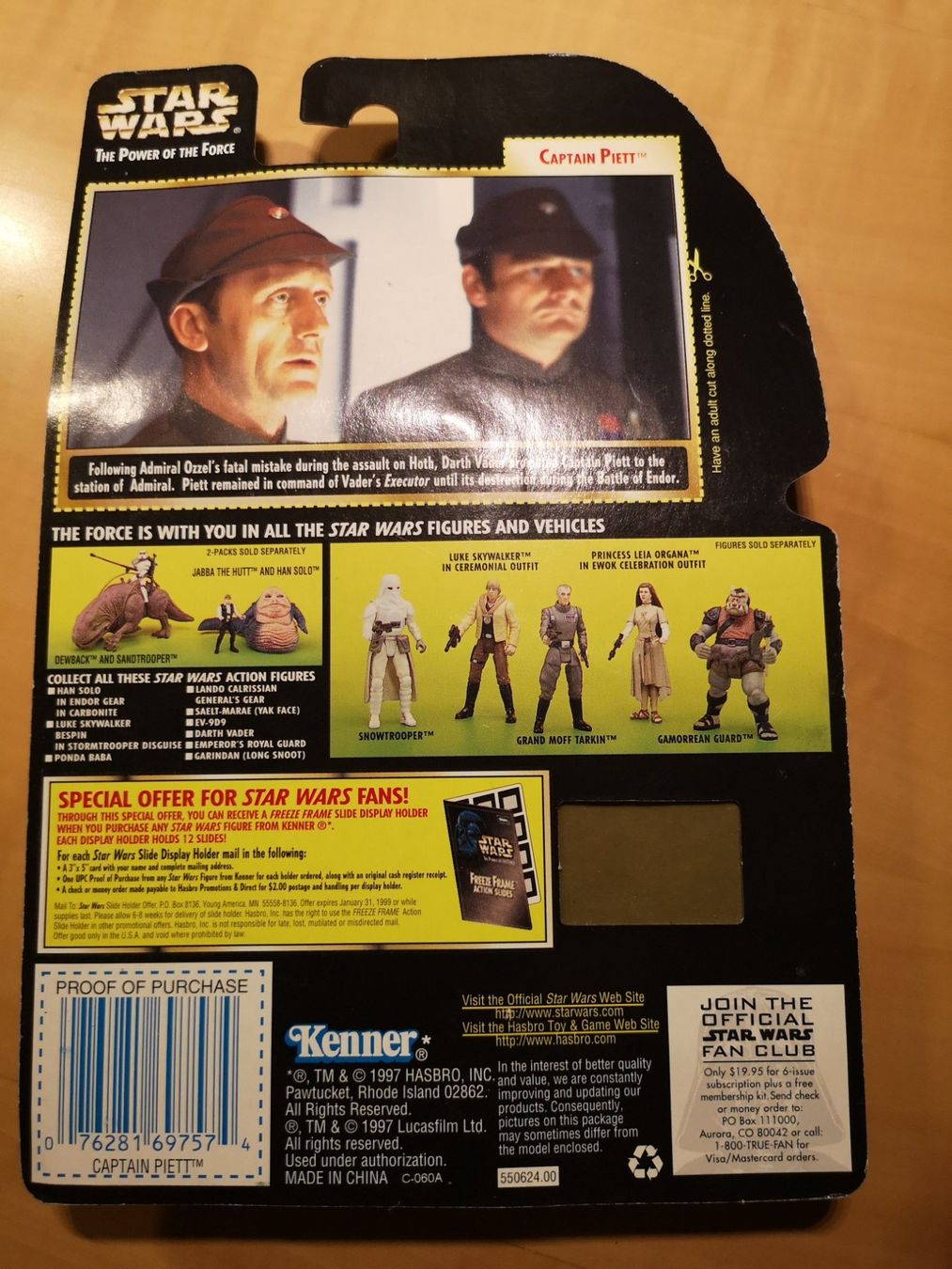 Star Wars Statuette: Star Wars Capitan Piett Freeze Frame Action Slide – Usato da Anglikon venduto da magenbrot 1