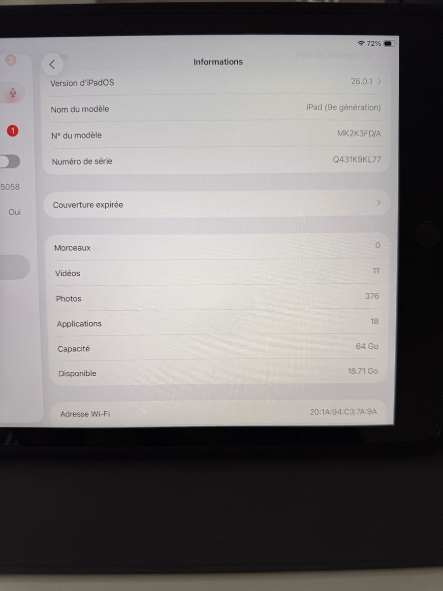 Apple Tablet PC: iPad 9h 64gb  – Gebraucht aus Morges von chr_w6nj 5